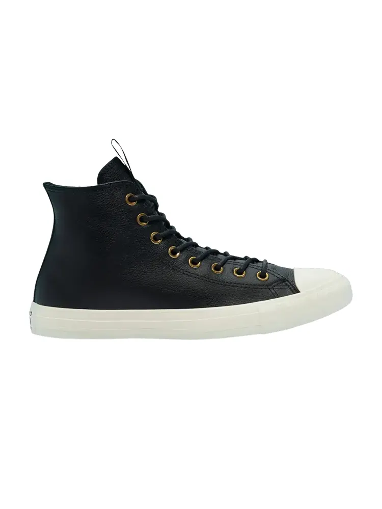Кроссовки Converse Chuck Taylor All Star Leather High 'Black Egret' — изображение 1 из 1, черный/черный