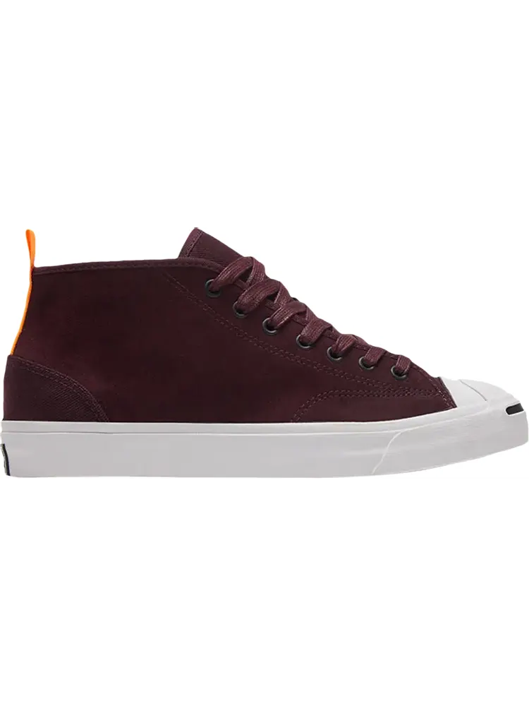 Кроссовки Converse Jack Purcell Mid Deep Bordeaux — изображение 1 из 1, красный