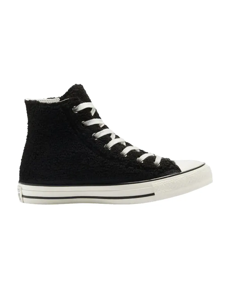 Кроссовки Converse Chuck Taylor All Star High 'Cozy Club - Black Egret' — изображение 1 из 1, черный//черный