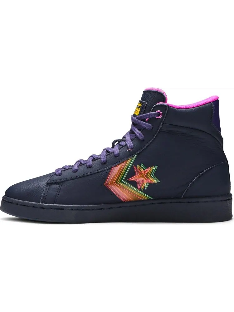 Кроссовки Converse Pro Leather High Heart of the City - Shanghai — изображение 3 из 8, синий