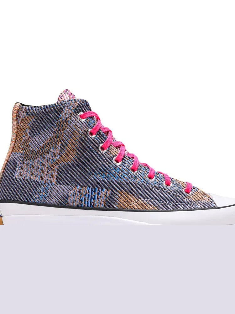 Кроссовки Converse Run Star Hike High Knit Mashup — изображение 2 из 8, синий