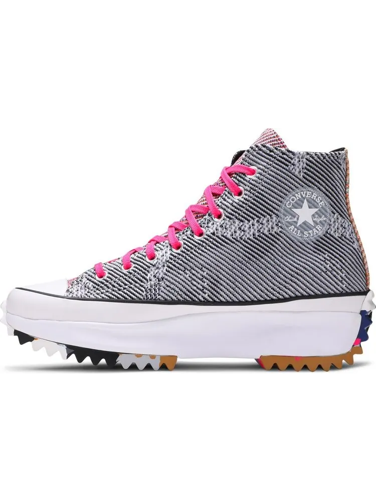 Кроссовки Converse Run Star Hike High Knit Mashup — изображение 3 из 8, синий
