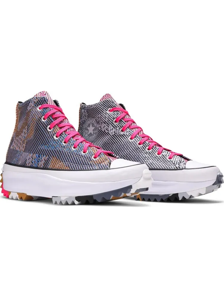 Кроссовки Converse Run Star Hike High Knit Mashup — изображение 8 из 8, синий