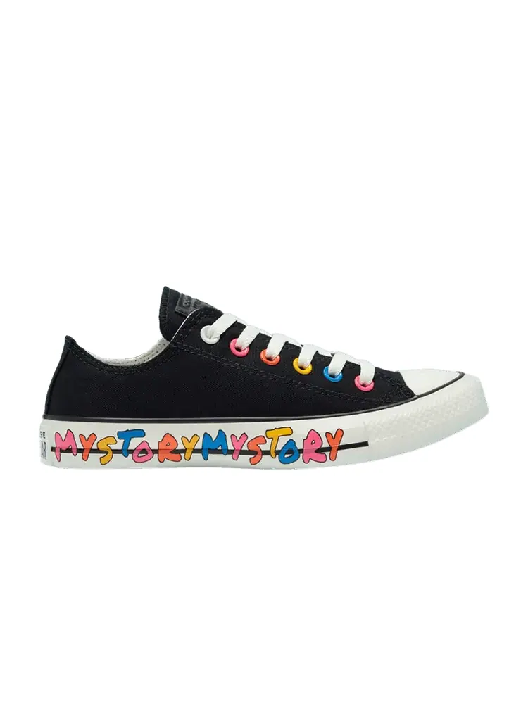 Кроссовки Converse Chuck Taylor All Star Low 'My Story - Black' — изображение 1 из 1, черный/розовый
