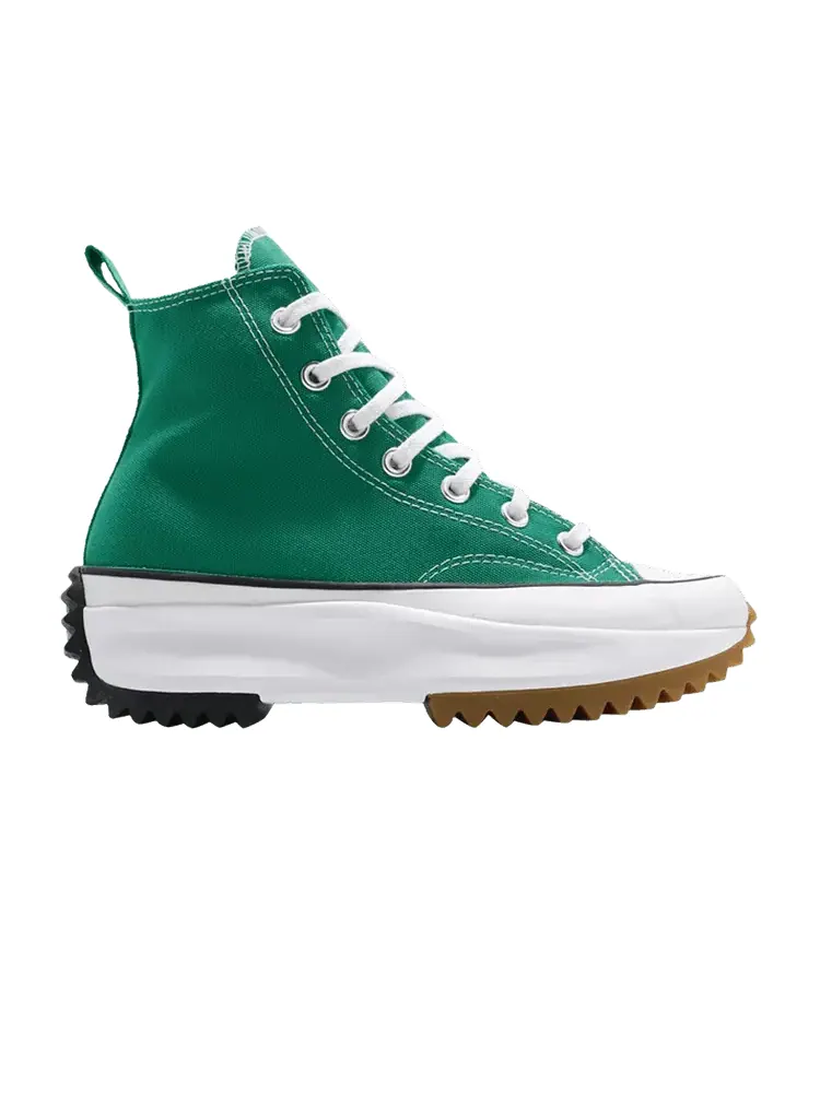 Кроссовки Converse Run Star Hike High 'Court Green Gum' — изображение 1 из 1, зеленый/белый
