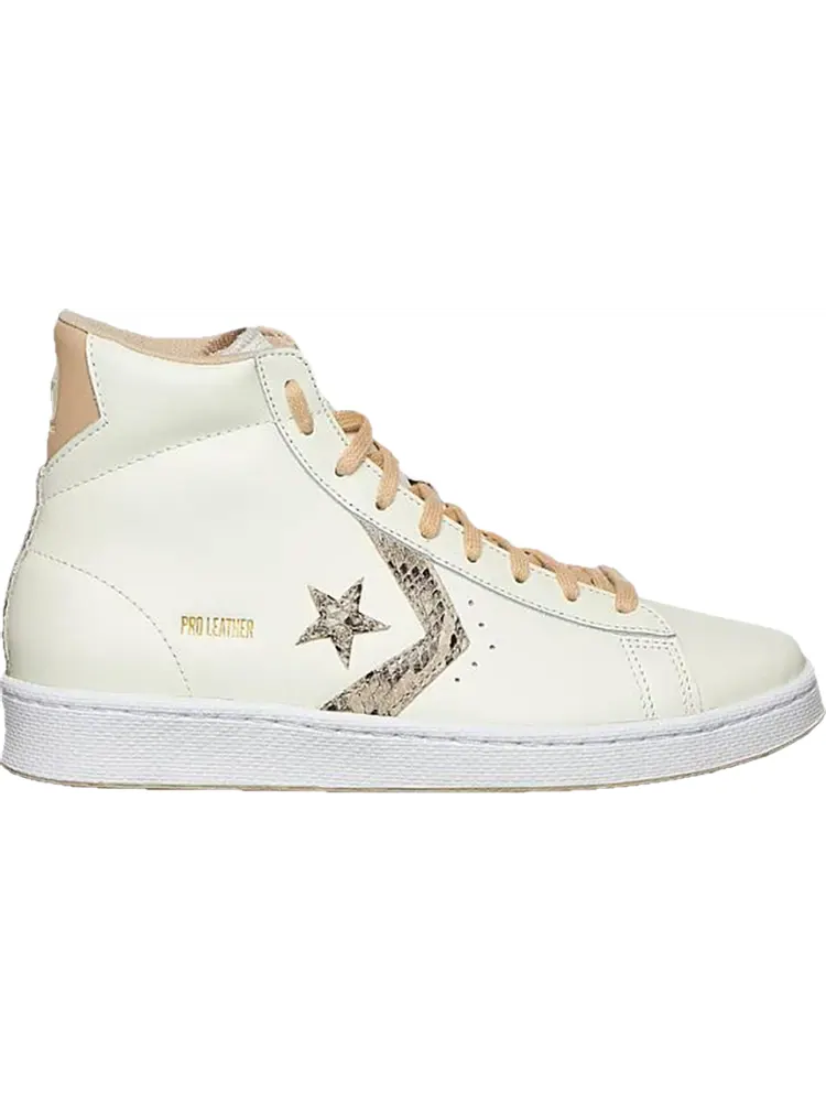 Кроссовки Converse Pro Leather High Snakeskin — изображение 1 из 1, бежевый
