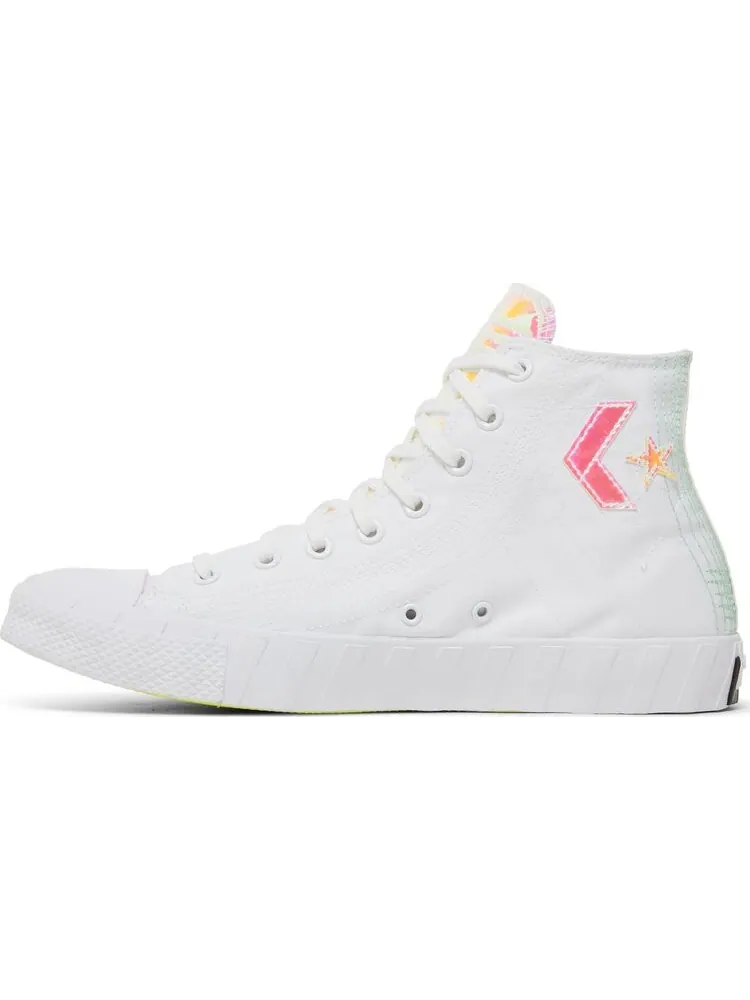 Кроссовки Converse UNT1TL3D High Hi-Vis Collection - White Iridescent — изображение 3 из 8, белый