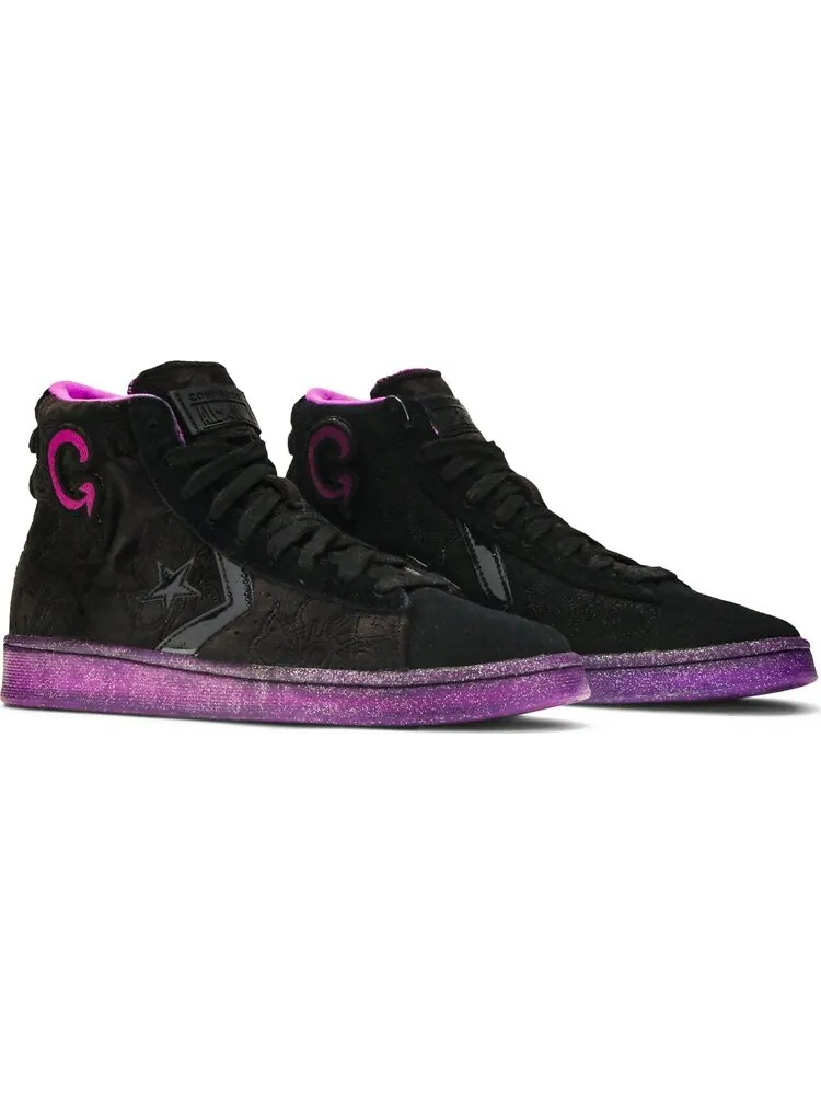 Кроссовки Converse Joe Freshgoods x Pro Leather High Black Purple — изображение 8 из 8, черный