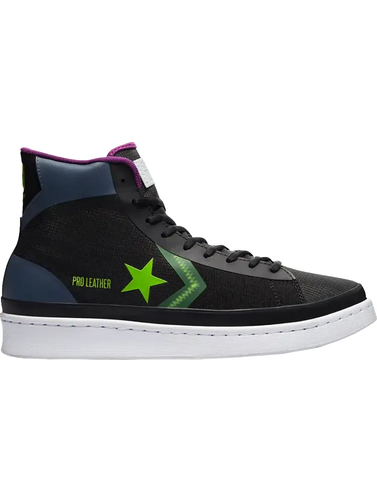 Кроссовки Converse Pro Leather High Miami Vibez - Gravel Bold Wasabi — изображение 1 из 1, серый