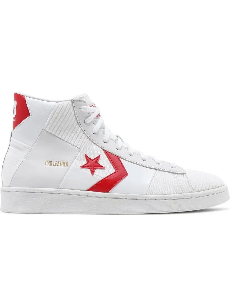 Кроссовки Converse Pro Leather High Summer Drip - White University Red — изображение 1 из 8, белый