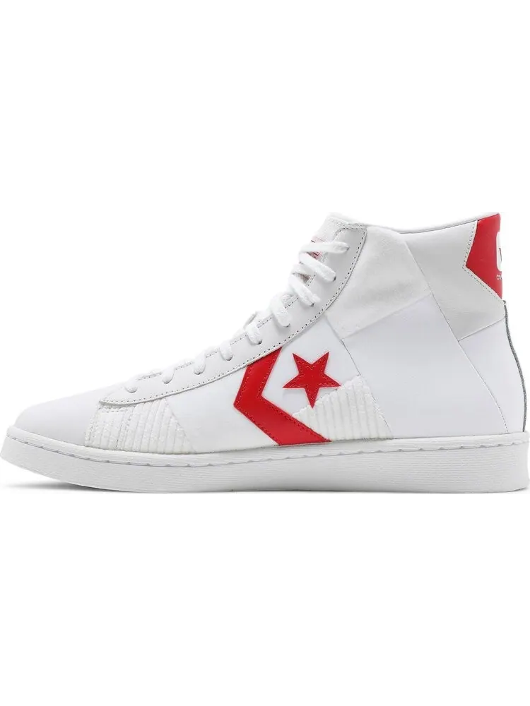 Кроссовки Converse Pro Leather High Summer Drip - White University Red — изображение 3 из 8, белый