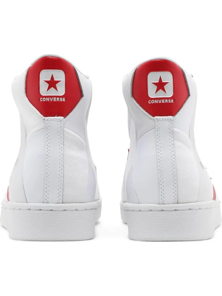 Кроссовки Converse Pro Leather High Summer Drip - White University Red — изображение 6 из 8, белый
