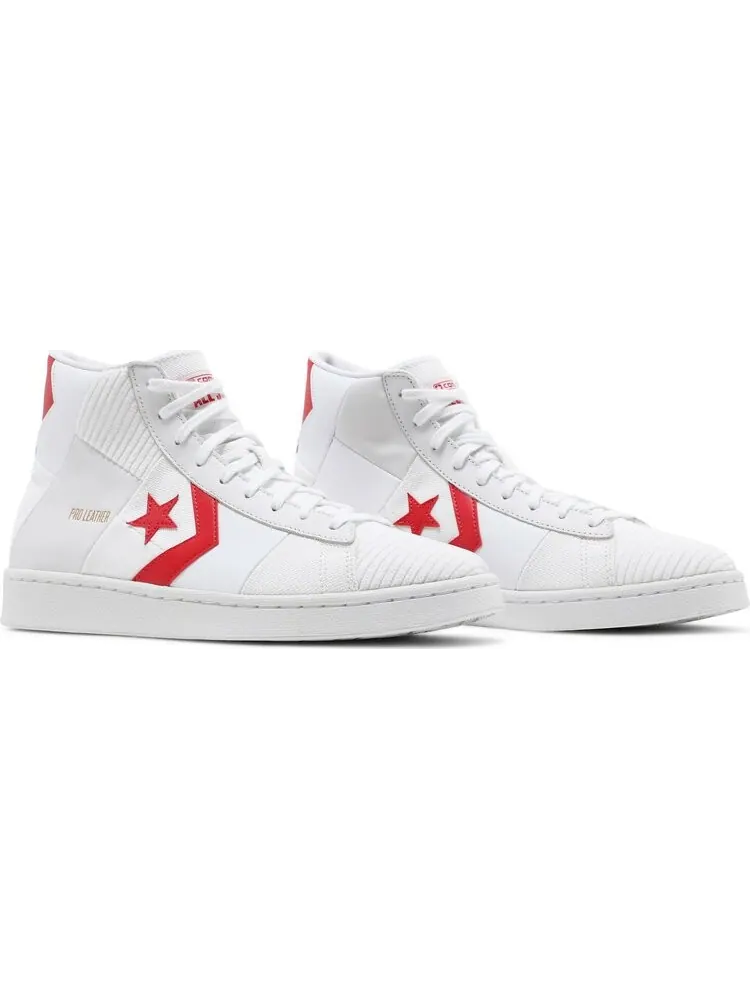 Кроссовки Converse Pro Leather High Summer Drip - White University Red — изображение 8 из 8, белый