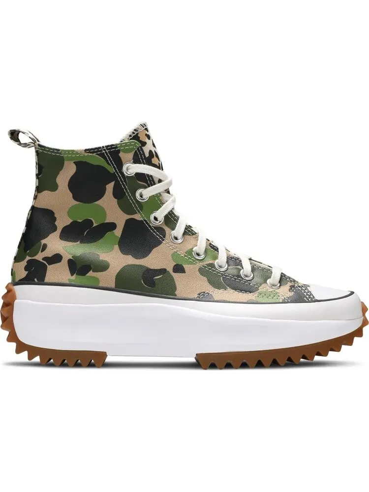 Кроссовки Converse Run Star Hike High Archive Print Camo — изображение 1 из 8, зеленый