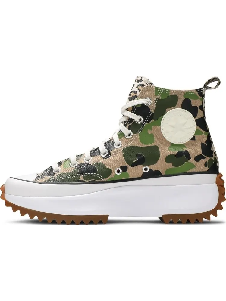 Кроссовки Converse Run Star Hike High Archive Print Camo — изображение 3 из 8, зеленый