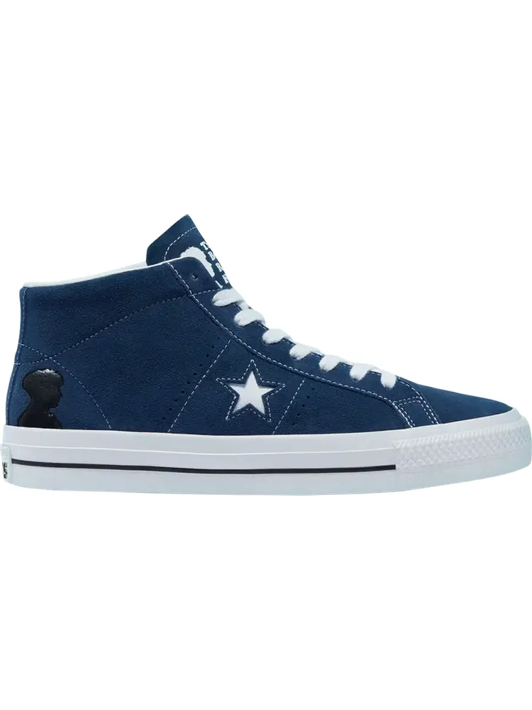 Кроссовки Converse One Star Pro Mid Ben Raemers Foundation — изображение 1 из 1, синий