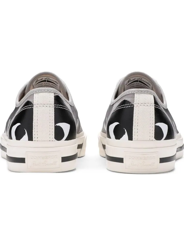 Кроссовки Converse Comme des Garçons PLAY x Jack Purcell Drizzle Black — изображение 6 из 8, серый
