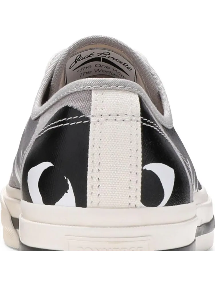 Кроссовки Converse Comme des Garçons PLAY x Jack Purcell Drizzle Black — изображение 7 из 8, серый