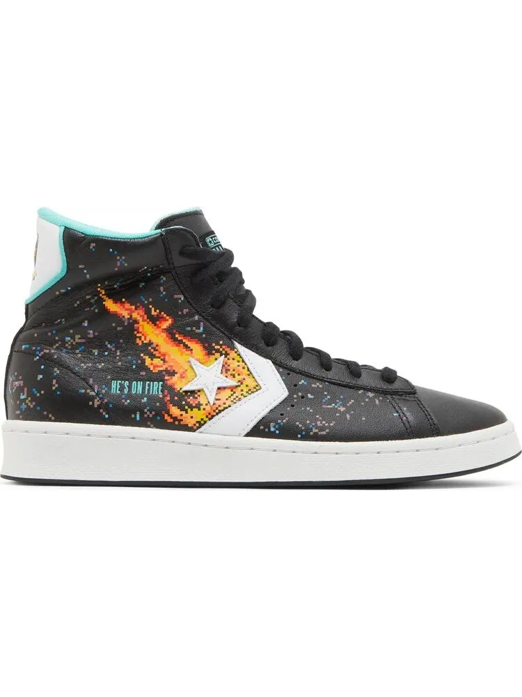 Кроссовки Converse NBA Jam x Pro Leather High Hes On Fire! — изображение 1 из 8, черный