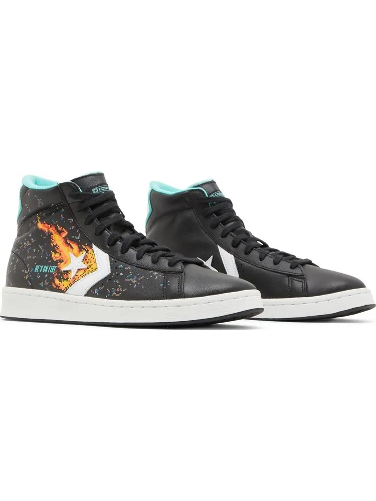 Кроссовки Converse NBA Jam x Pro Leather High Hes On Fire! — изображение 8 из 8, черный