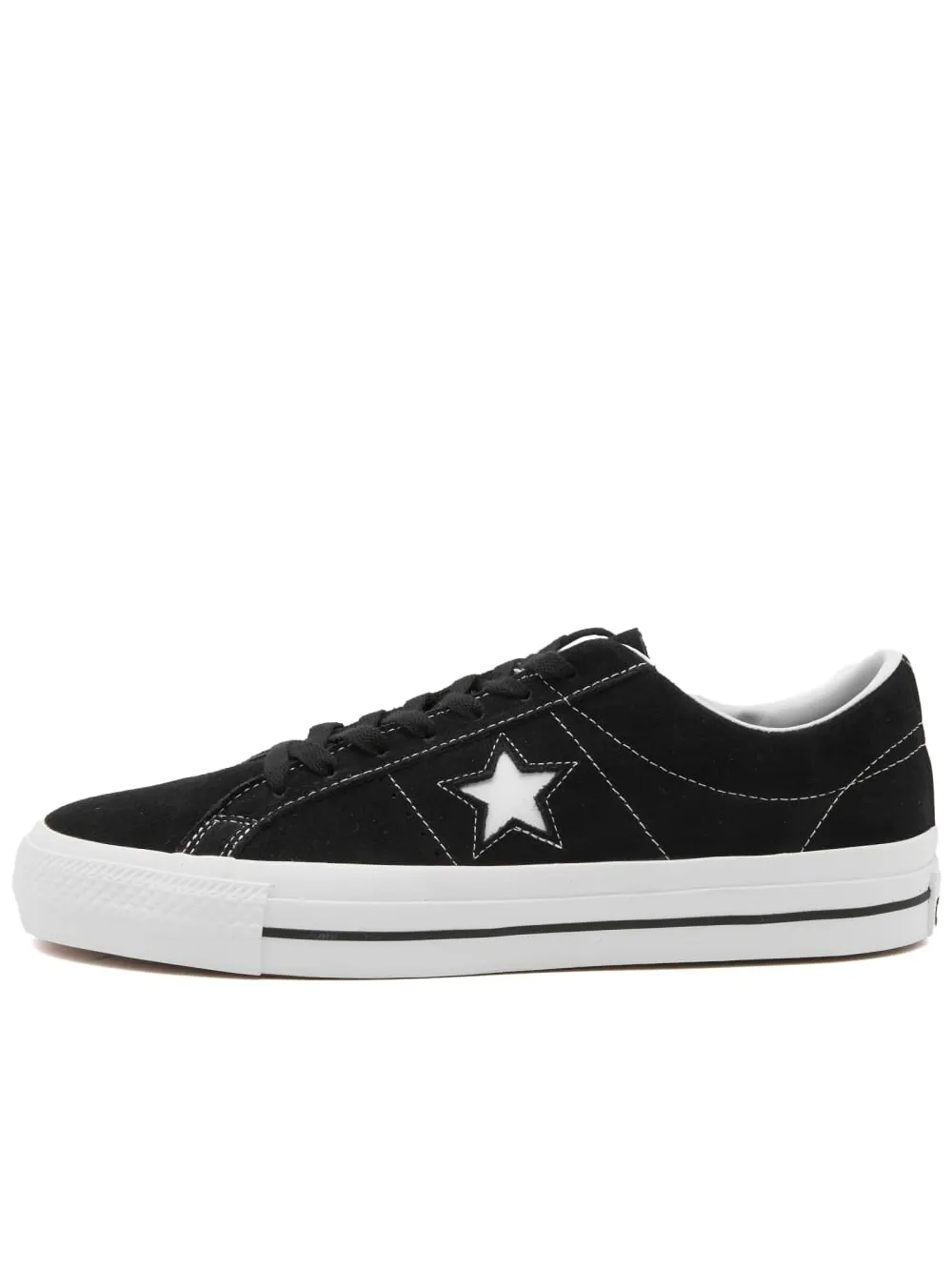 Кроссовки Converse One Star Pro Ox — изображение 2 из 6, черный белый