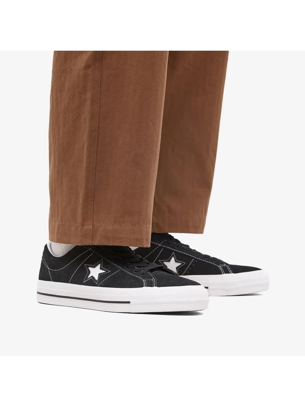 Кроссовки Converse One Star Pro Ox — изображение 6 из 6, черный белый