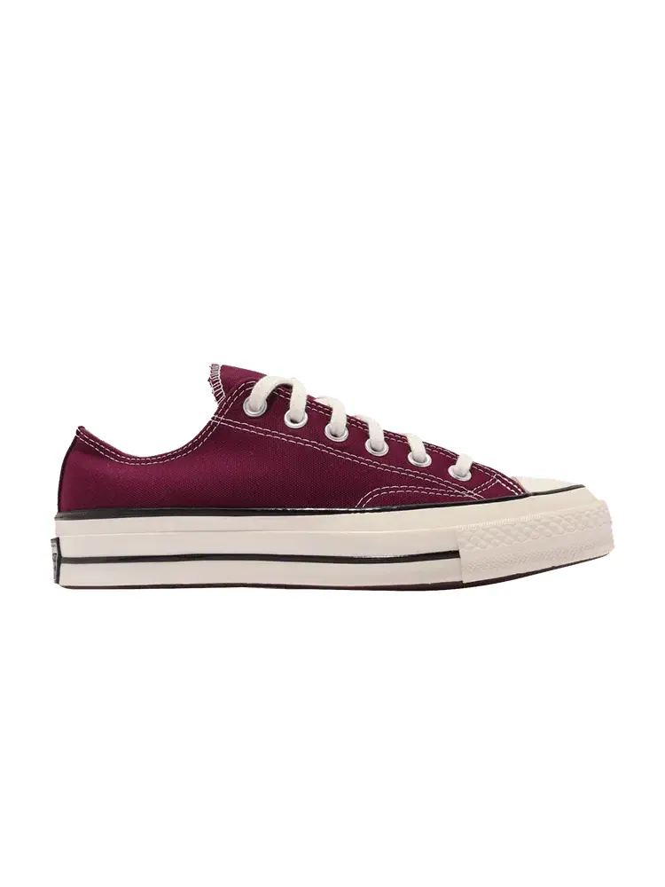 Кроссовки Converse Chuck 70 Low 'Deep Bordeaux' — изображение 1 из 1, глубокий//черный