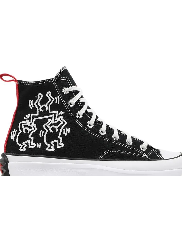 Кроссовки Converse Keith Haring x Run Star Hike — изображение 2 из 8, черный