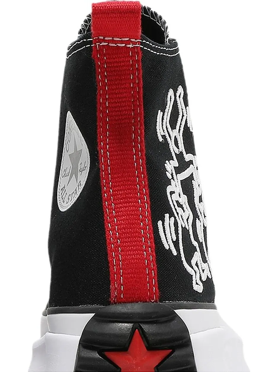 Кроссовки Converse Keith Haring x Run Star Hike — изображение 7 из 8, черный