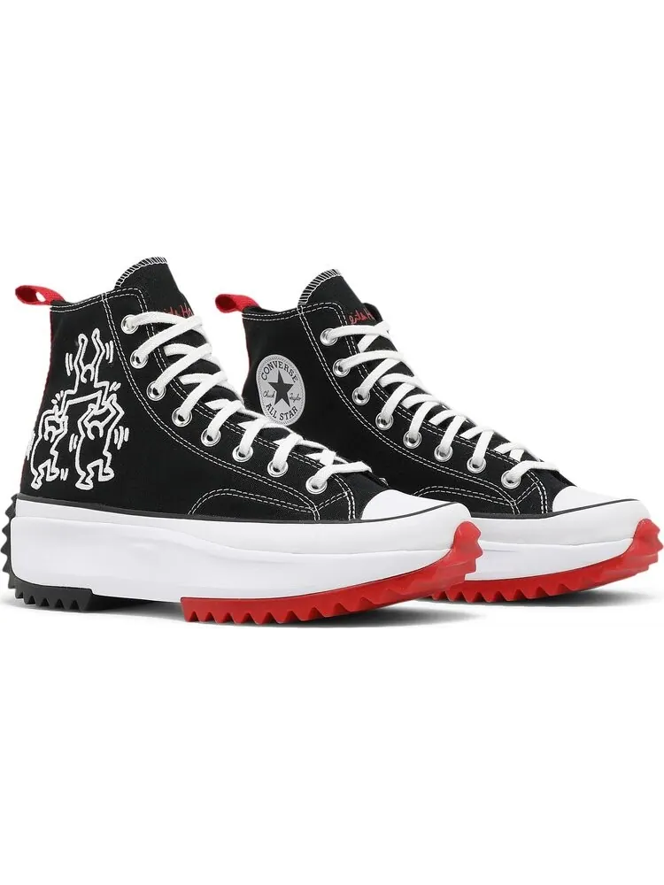 Кроссовки Converse Keith Haring x Run Star Hike — изображение 8 из 8, черный