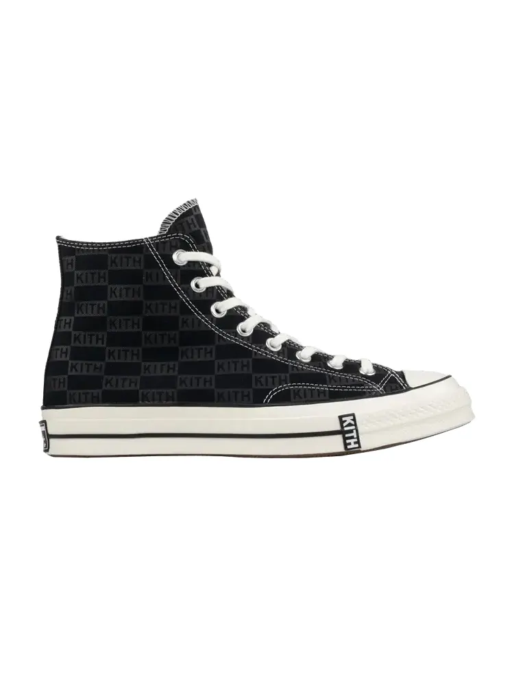 Кроссовки Converse Kith x Chuck 70 High 'Black Monogram' — изображение 1 из 1, черный//натуральный