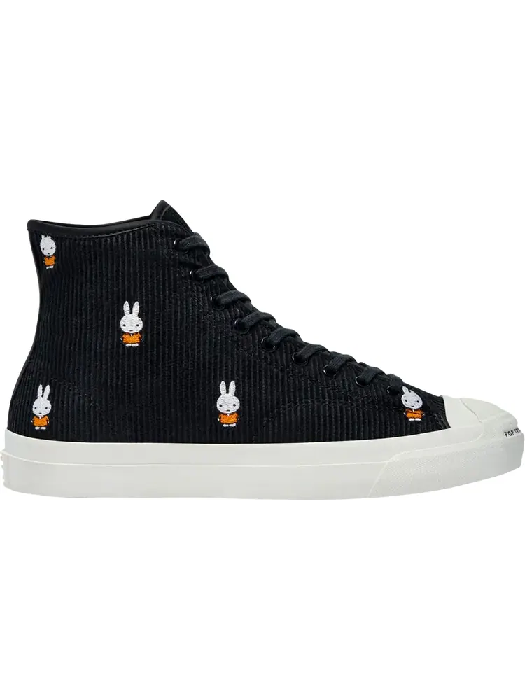 Кроссовки Converse POP Trading Company x Jack Purcell Pro High All Over Miffy — изображение 1 из 1, черный