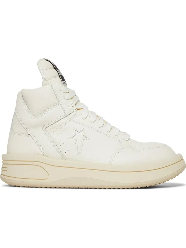 Кроссовки Converse Rick Owens x TURBOWPN Mid Egret — изображение 1 из 8, белый