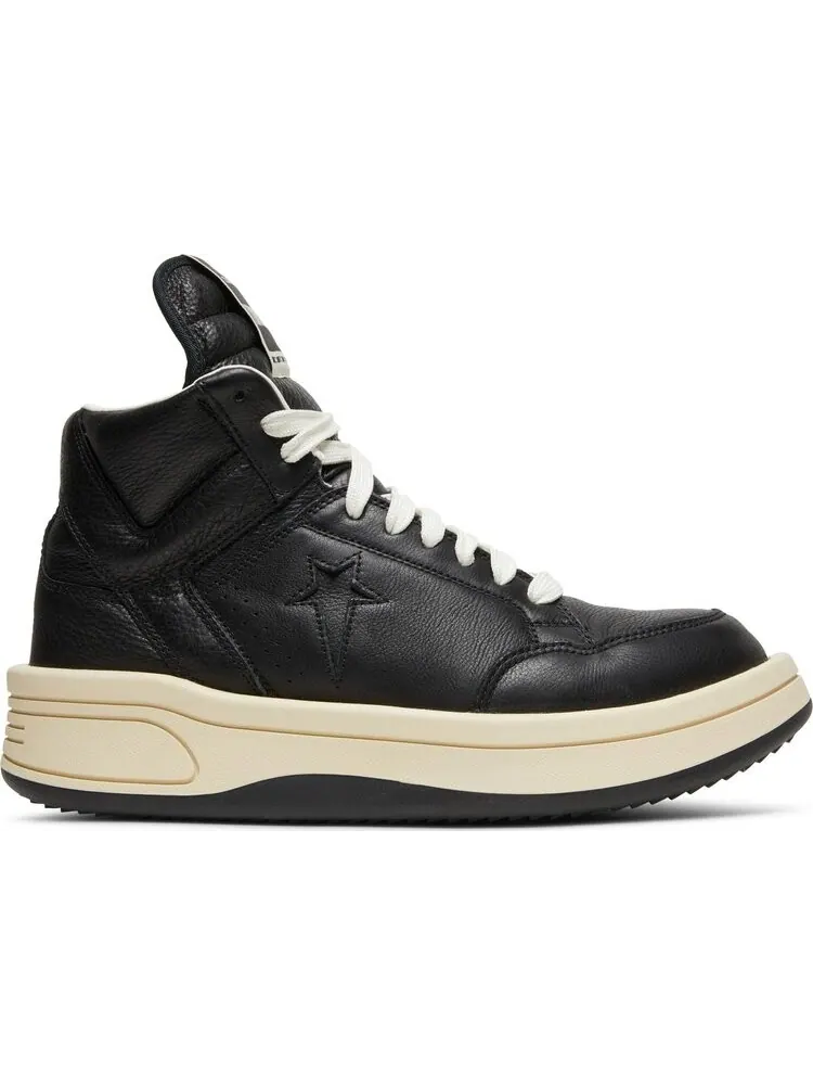 Кроссовки Converse Rick Owens x TURBOWPN Mid Black Cloud Cream — изображение 1 из 8, черный