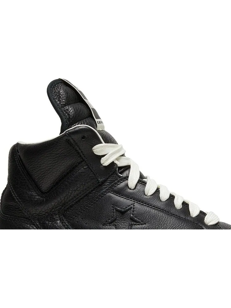Кроссовки Converse Rick Owens x TURBOWPN Mid Black Cloud Cream — изображение 2 из 8, черный