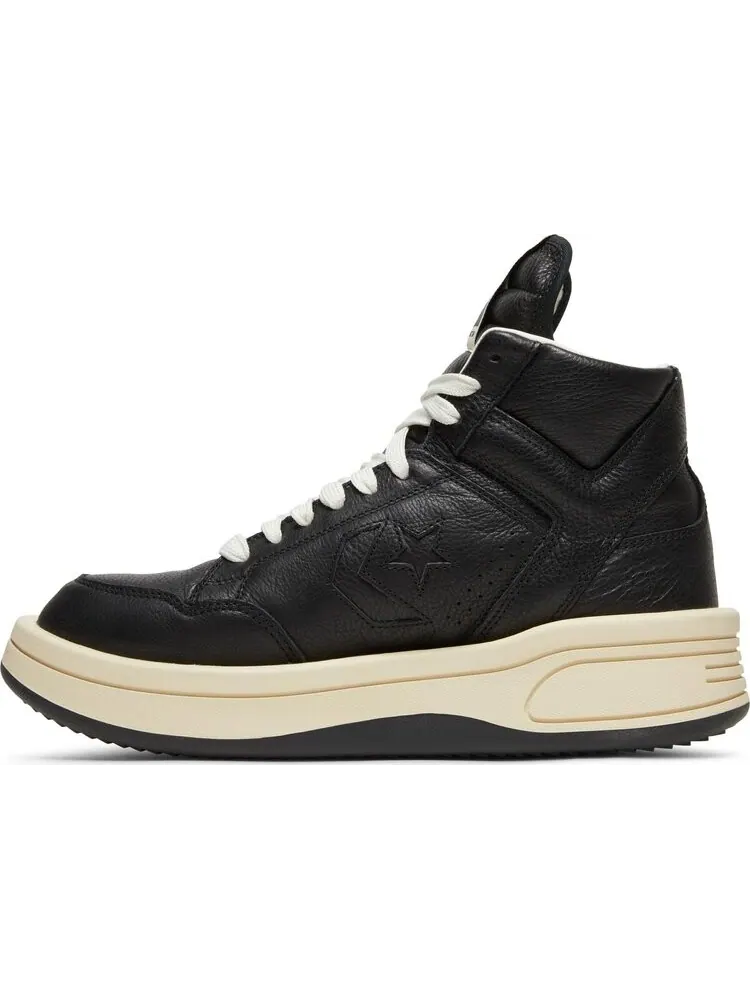 Кроссовки Converse Rick Owens x TURBOWPN Mid Black Cloud Cream — изображение 3 из 8, черный