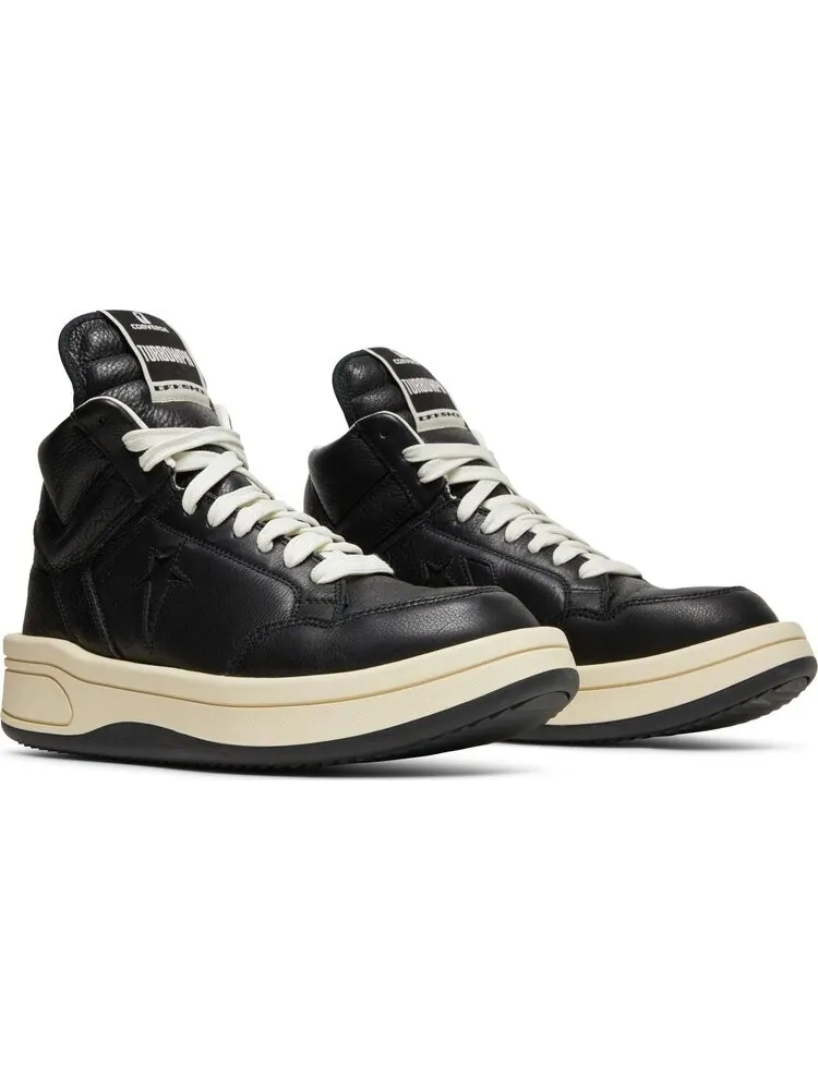 Кроссовки Converse Rick Owens x TURBOWPN Mid Black Cloud Cream — изображение 8 из 8, черный