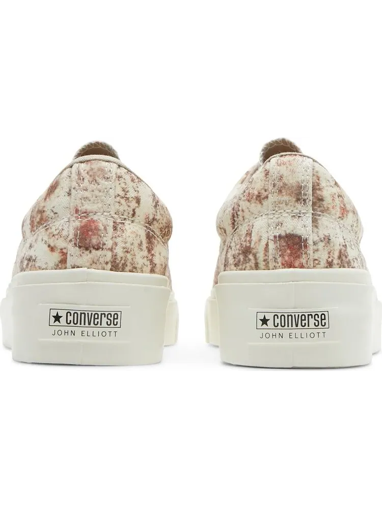 Кроссовки Converse John Elliott x Skid Grip Antique White Brown — изображение 6 из 8, коричневый