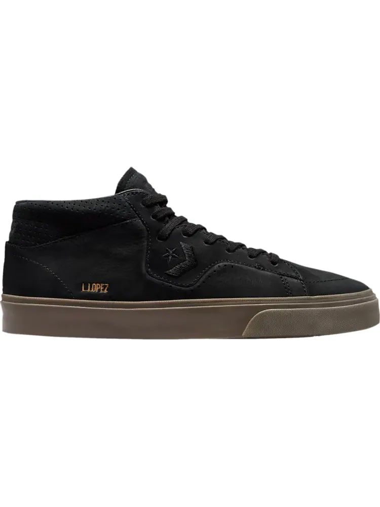 Кеды Converse Louie Lopez Pro Mid Black Dark Mushroom — изображение 1 из 1, черный