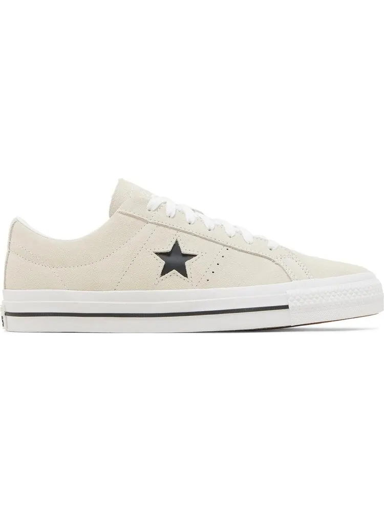 Кроссовки Converse One Star Pro Suede Low Egret White — изображение 1 из 8, бежевый