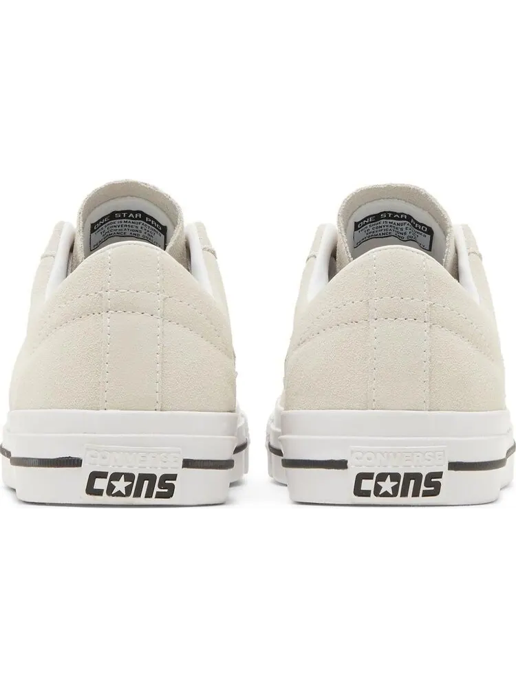 Кроссовки Converse One Star Pro Suede Low Egret White — изображение 6 из 8, бежевый
