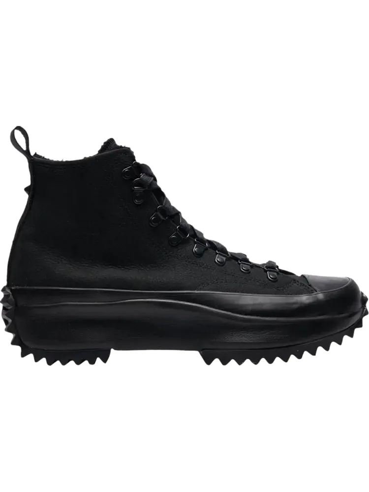 Кроссовки Converse Run Star Hike High Triple Black Sherpa — изображение 1 из 1, черный
