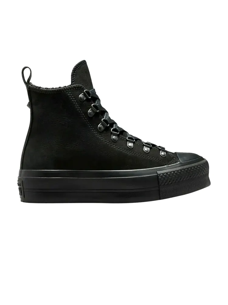 Кроссовки Converse Chuck Taylor All Star Lift High 'Triple Black' — изображение 1 из 1, черный/черный/черный