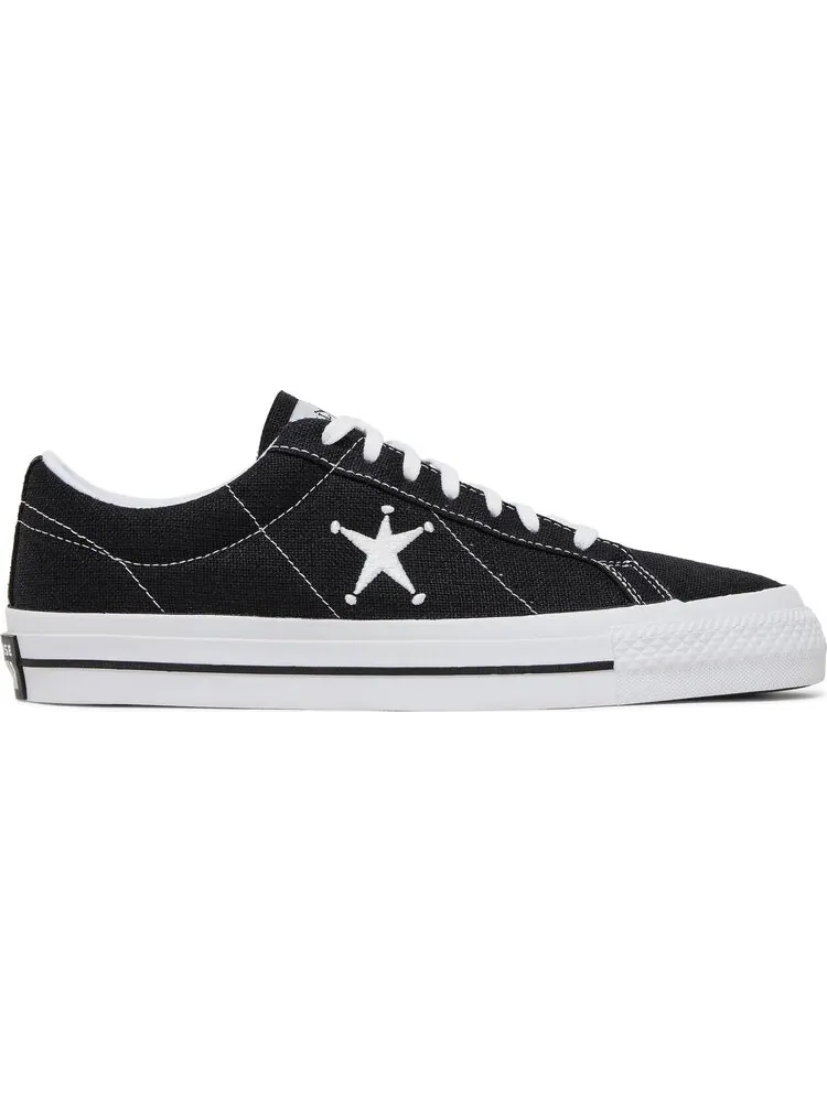 Кроссовки Converse Stussy x One Star Low Black — изображение 1 из 10, черный