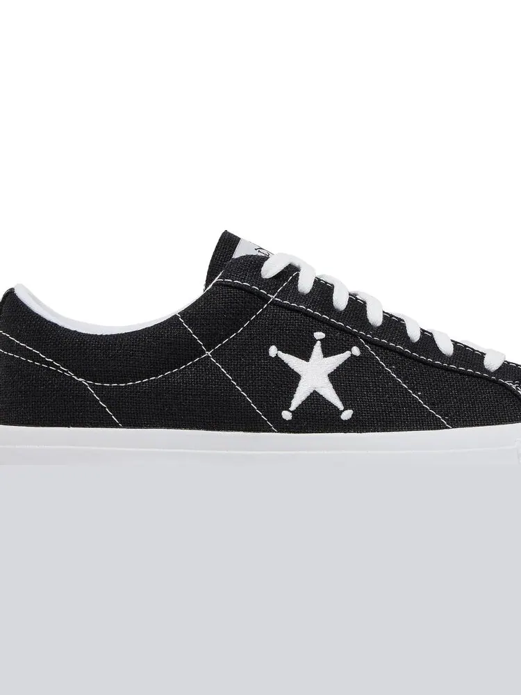 Кроссовки Converse Stussy x One Star Low Black — изображение 2 из 10, черный