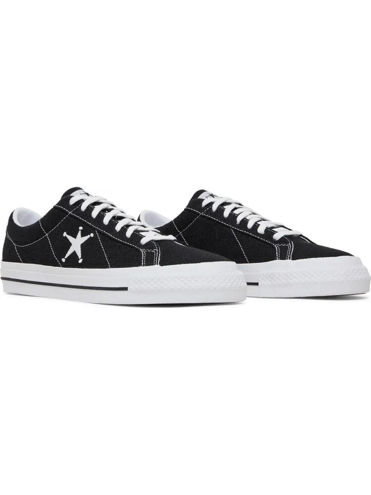 Кроссовки Converse Stussy x One Star Low Black — изображение 8 из 10, черный