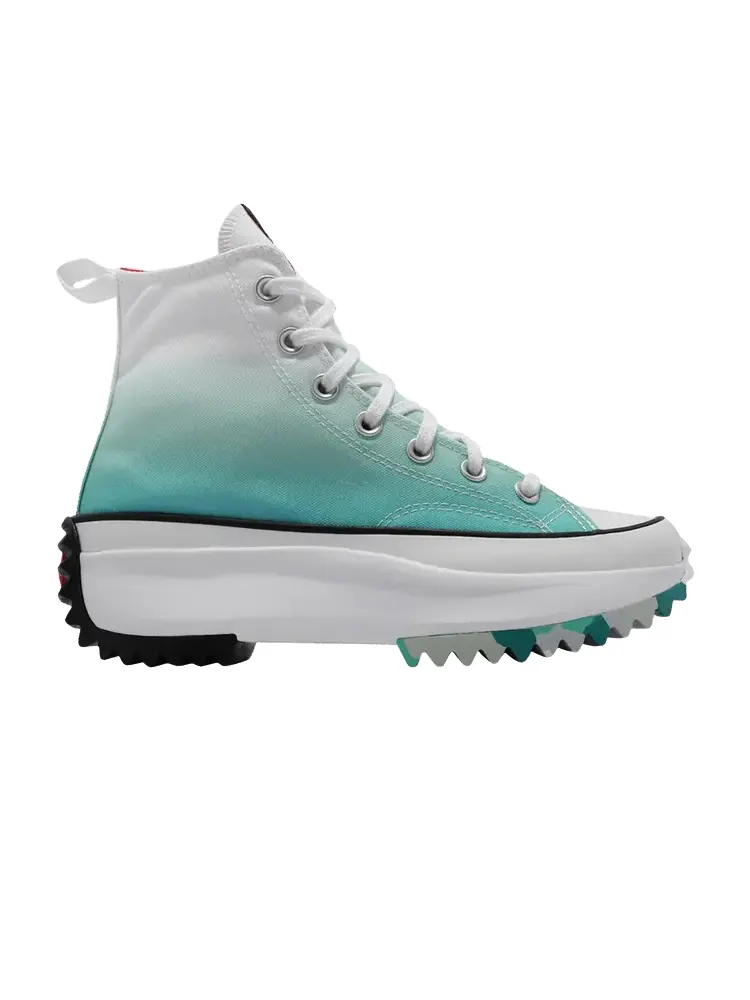 Кроссовки Converse Run Star Hike High 'Chinese New Year - Washed Teal' — изображение 1 из 1, белый/красный