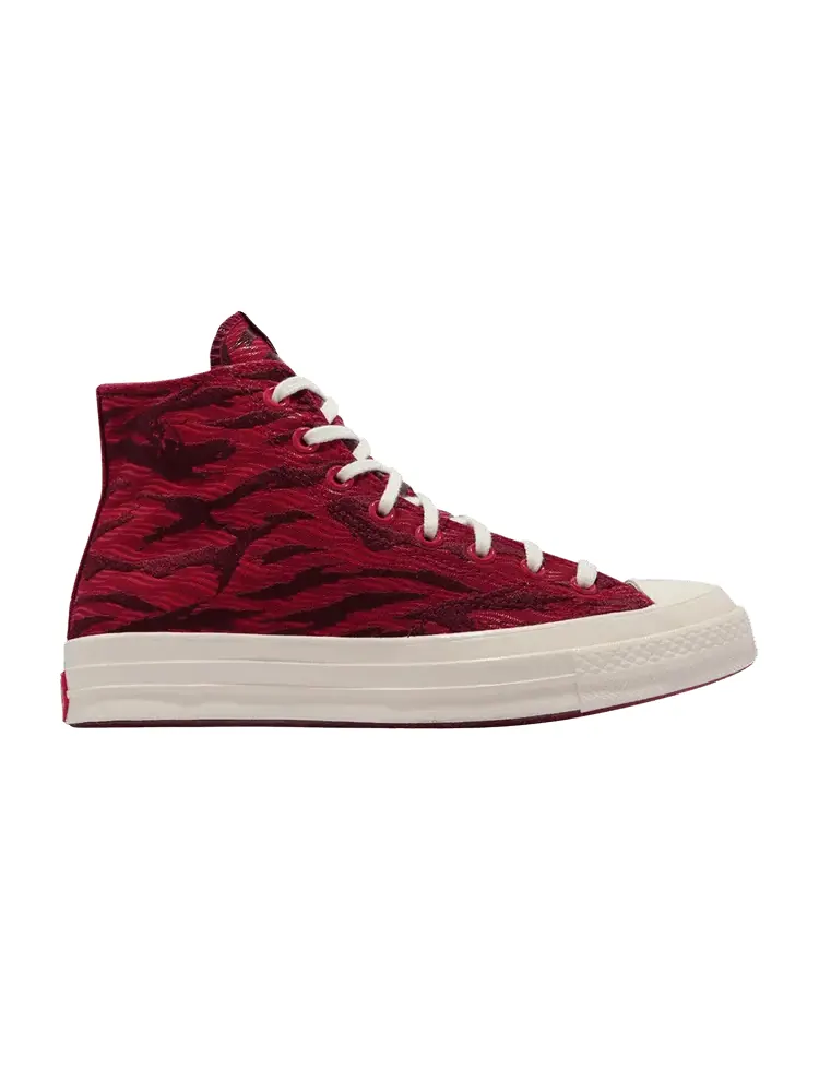 Кроссовки Converse Chuck 70 High 'Chinese New Year - Deep Bordeaux' — изображение 1 из 1, глубокий//красный