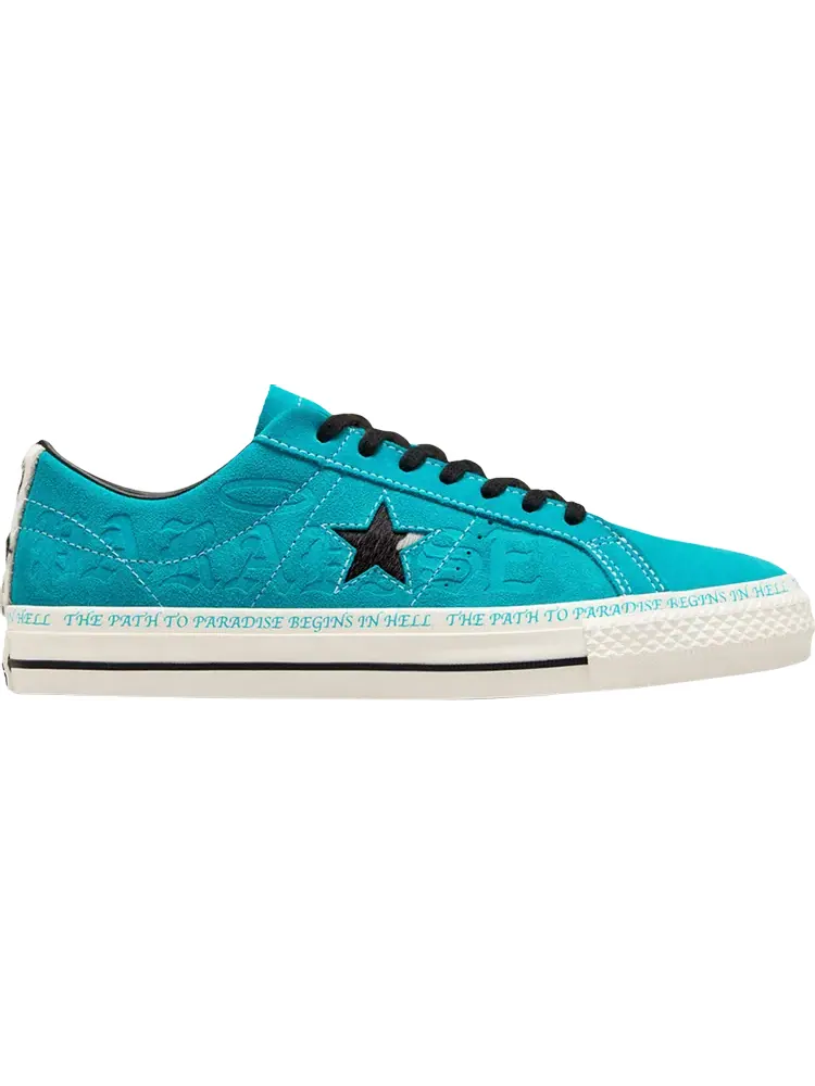Кроссовки Converse One Star Pro Low Sean Pablo "Paradise" - Rapid Teal — изображение 1 из 1, синий