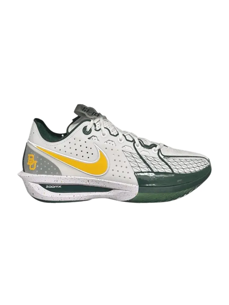 Кроссовки Nike Air Zoom GT Cut 3 'Baylor Home' PE — изображение 1 из 1, белый/золотистый/зеленый